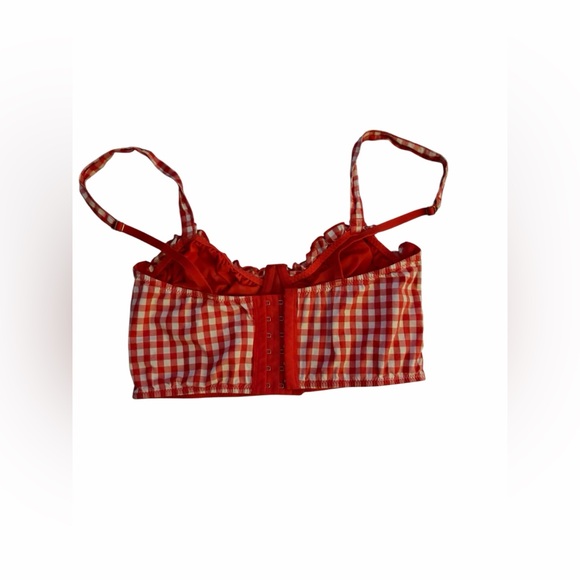 Target Red and White Checkered Bra - Picture 2 of 2